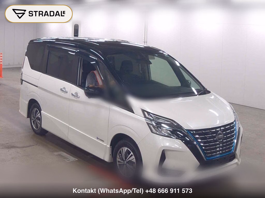 NISSAN SERENA 5D E-POWER HIGHWAY STAR V 2020, aukcja z Japonii, zdjęcie 1