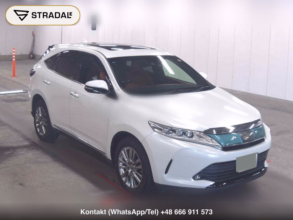 TOYOTA HARRIER PREMIUM METAL AND LEATHER PACKAGE 2018, aukcja z Japonii, zdjęcie 1