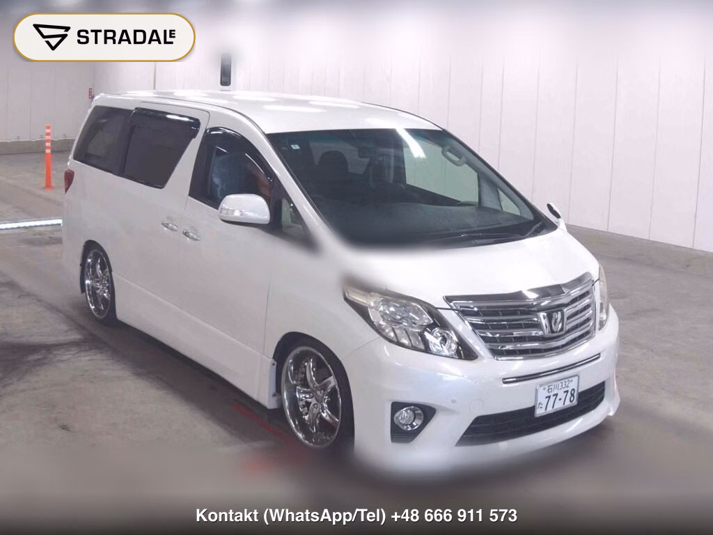 TOYOTA ALPHARD 240S 2012, aukcja z Japonii, zdjęcie 1