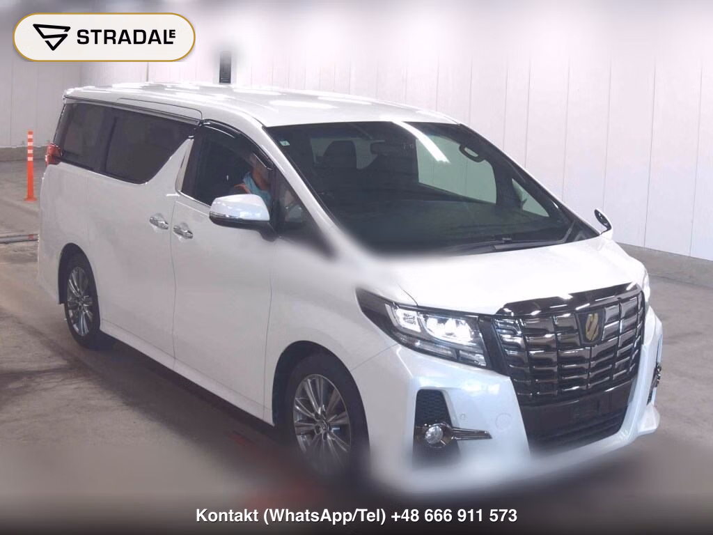 TOYOTA ALPHARD 2.5S A PACKAGE TYPE BLACK 2017, aukcja z Japonii, zdjęcie 1