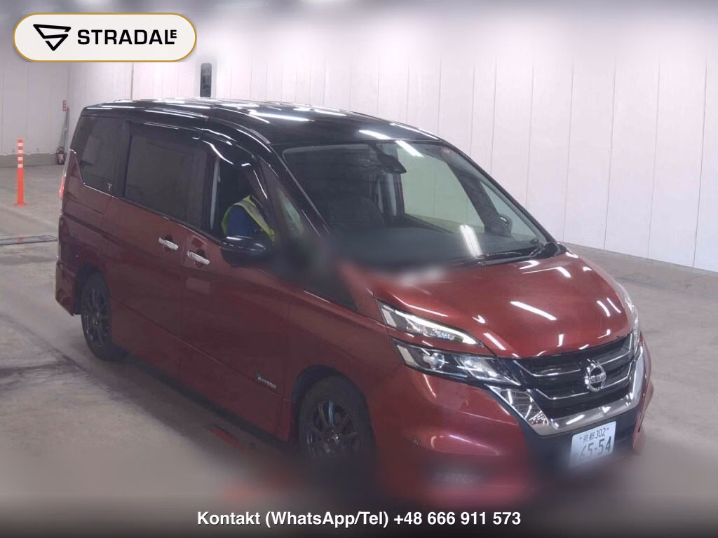 NISSAN SERENA 5D HIGHWAY STAR G 2017, aukcja z Japonii, zdjęcie 1