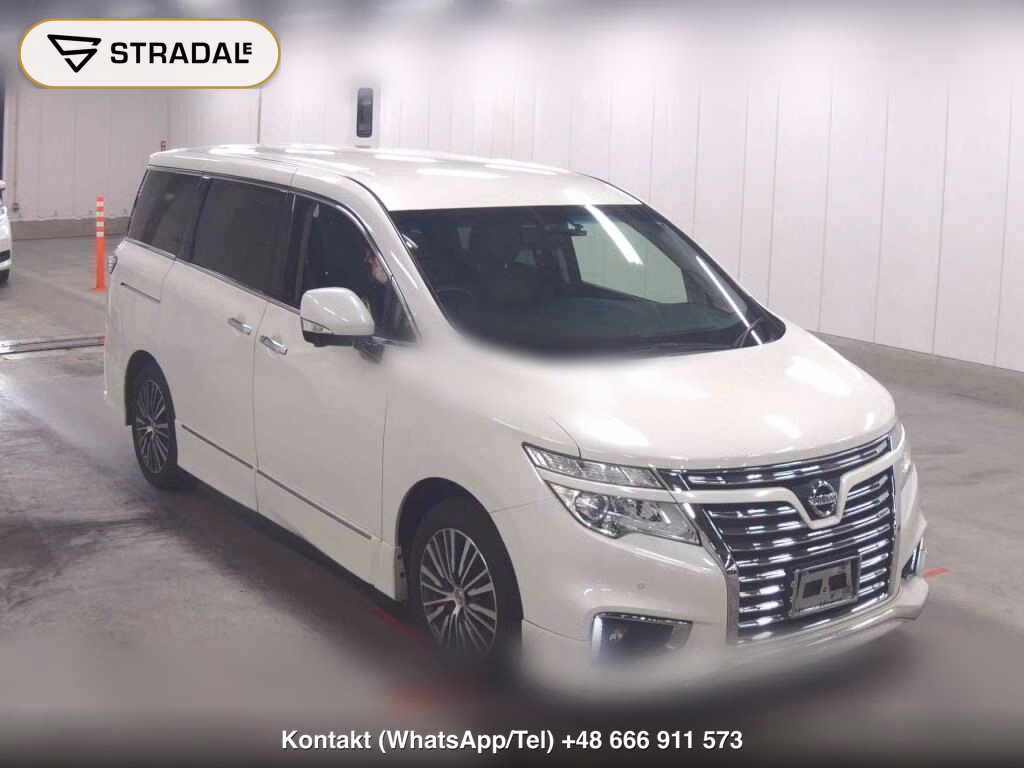 NISSAN ELGRAND 5D 250 HIGHWAY STAR PREMIUM 2017, aukcja z Japonii, zdjęcie 1