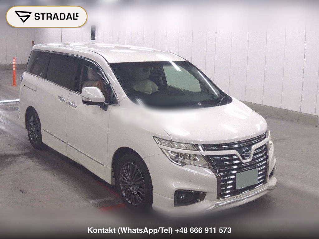 NISSAN ELGRAND 5D 250 HIGHWAY STAR S WHITE LEATHER URBAN C, miniaturka 2