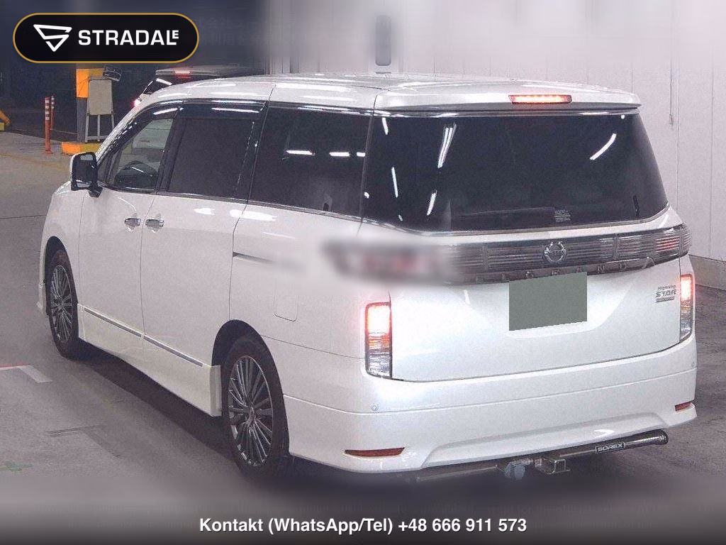 NISSAN ELGRAND 5D 250 HIGHWAY STAR S WHITE LEATHER URBAN C, miniaturka 3