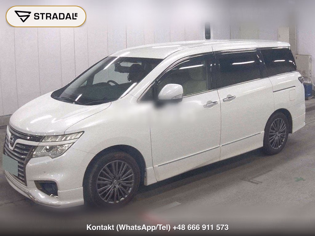 NISSAN ELGRAND 5D 250 HIGHWAY STAR S WHITE LEATHER URBAN C, miniaturka 5