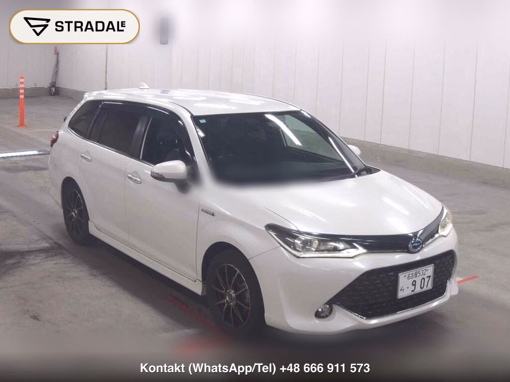 TOYOTA COROLLA FIELDER HYBRID G W×B 2016, aukcja z Japonii, zdjęcie 1