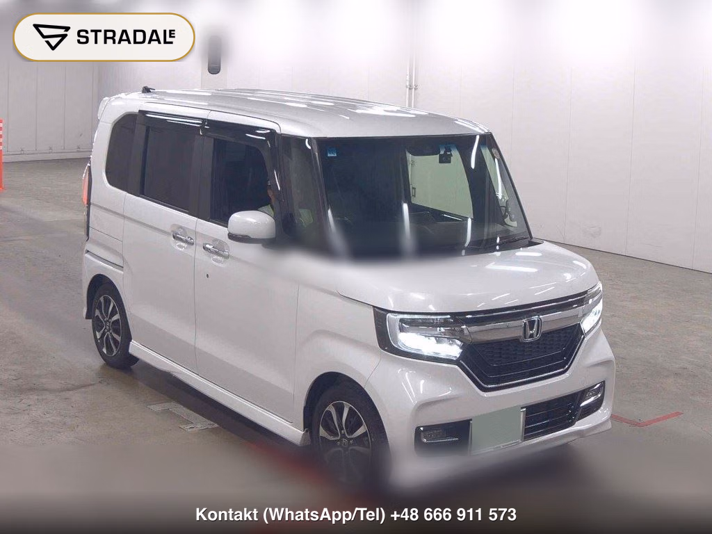 HONDA N-BOX CUSTOM G・L HONDA SENSING 2018, aukcja z Japonii, zdjęcie 1