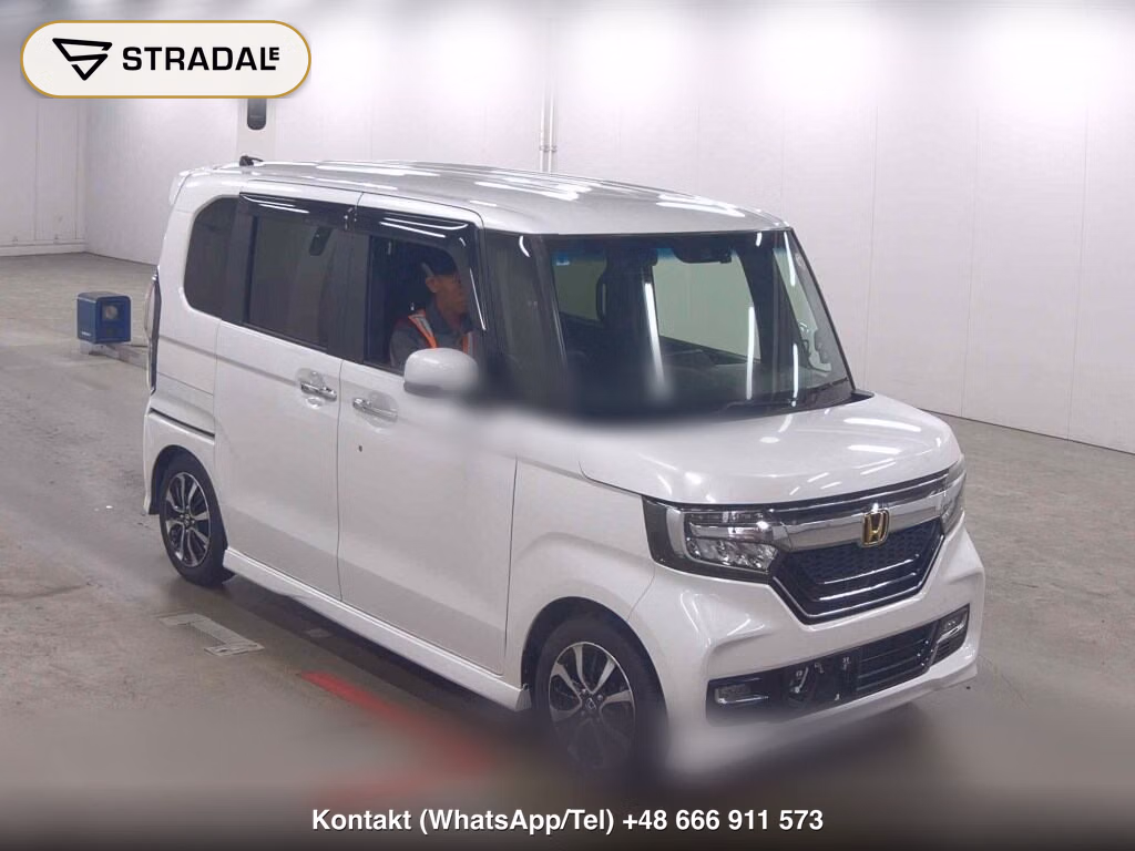 HONDA N-BOX CUSTOM G・L HONDA SENSING 2019, aukcja z Japonii, zdjęcie 1