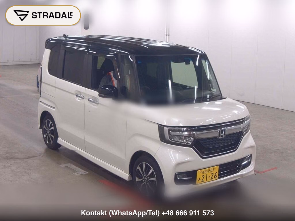 HONDA N-BOX CUSTOM G･L HONDA SENSING 2017, aukcja z Japonii, zdjęcie 1