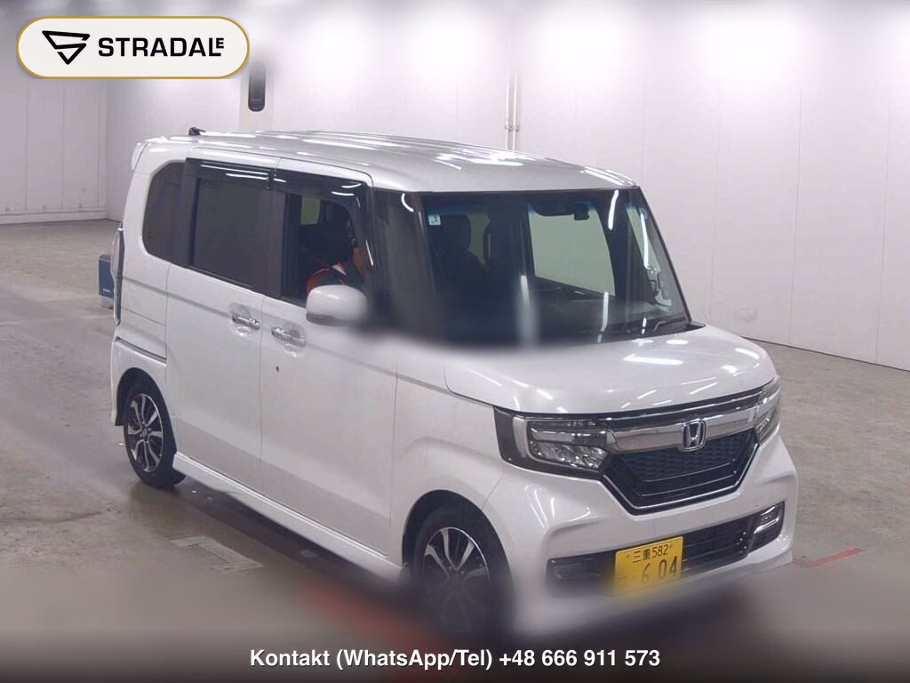 HONDA N-BOX CUSTOM G･L HONDA SENSING 2019, aukcja z Japonii, zdjęcie 1