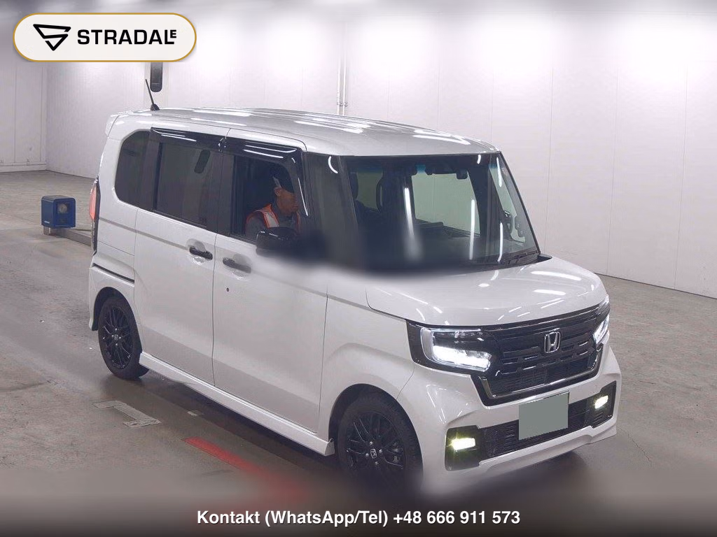 HONDA N-BOX CUSTOM L・TURBO STYLE PLUS BLACK 2023, aukcja z Japonii, zdjęcie 1