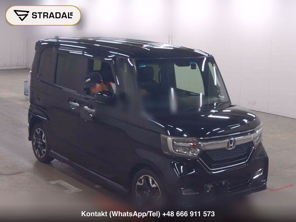 HONDA N-BOX CUSTOM G・L TURBO HONDA SENSING 2017, aukcja z Japonii, zdjęcie 1
