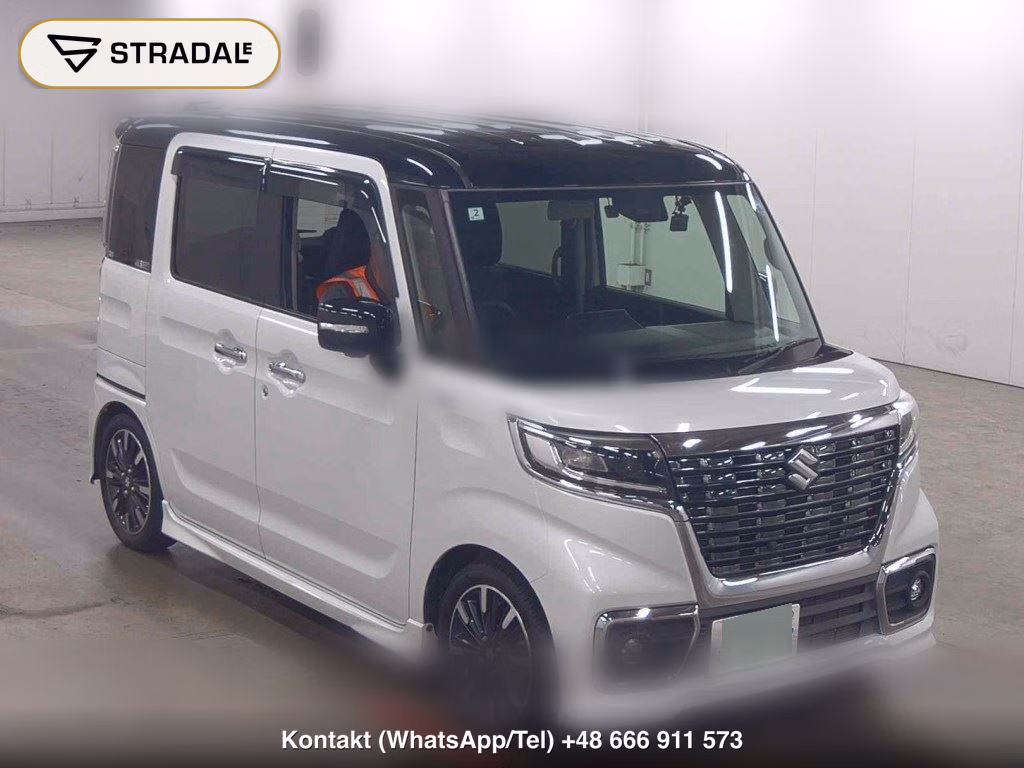 SUZUKI SPACIA CUSTOM 4WD HYBRID XS TURBO 2019, aukcja z Japonii, zdjęcie 1
