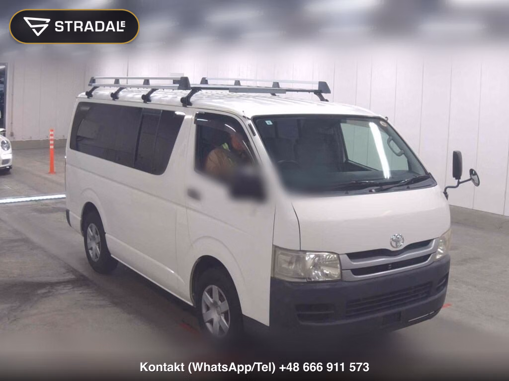 TOYOTA HIACE VAN 4D DX 2008, aukcja z Japonii, zdjęcie 1