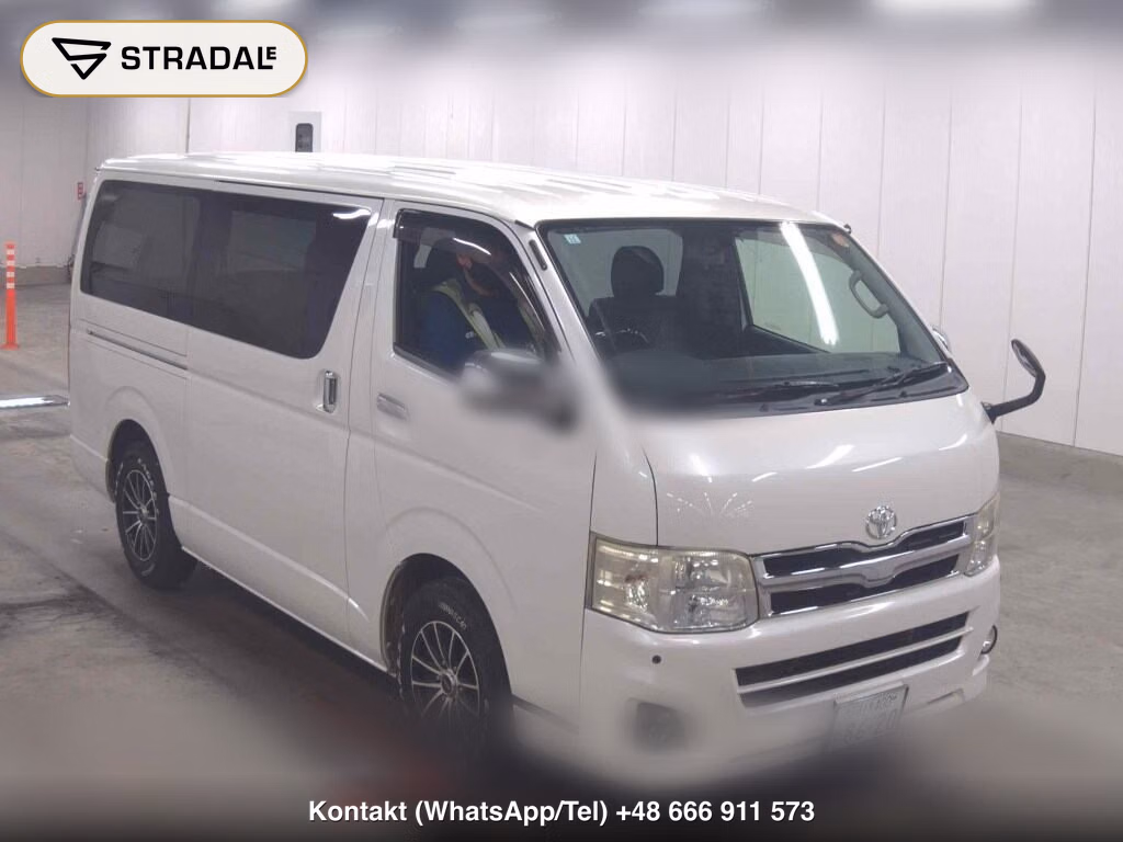 TOYOTA HIACE VAN 5D LONG SUPER GL PRIME SELE 2012, aukcja z Japonii, zdjęcie 1