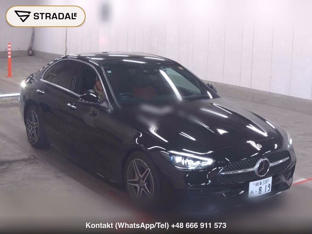 MERCEDES BENZ C-CLASS 4D C220D AVANTGARDE AMG LINE 2022, aukcja z Japonii, zdjęcie 1