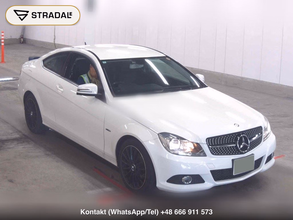 MERCEDES BENZ C-CLASS CP C180 BLUEEFFICIENCY COUPE 2012, aukcja z Japonii, zdjęcie 1