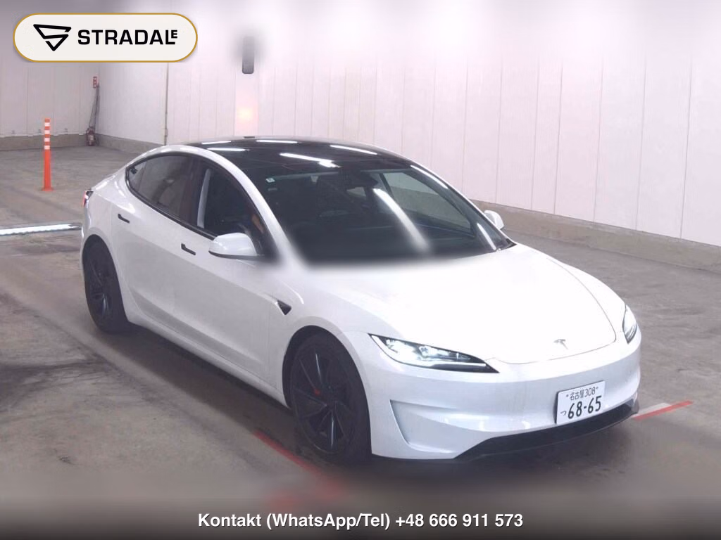 TESLA MODEL 3 4WD PERFORMANCE 2024, aukcja z Japonii, zdjęcie 1