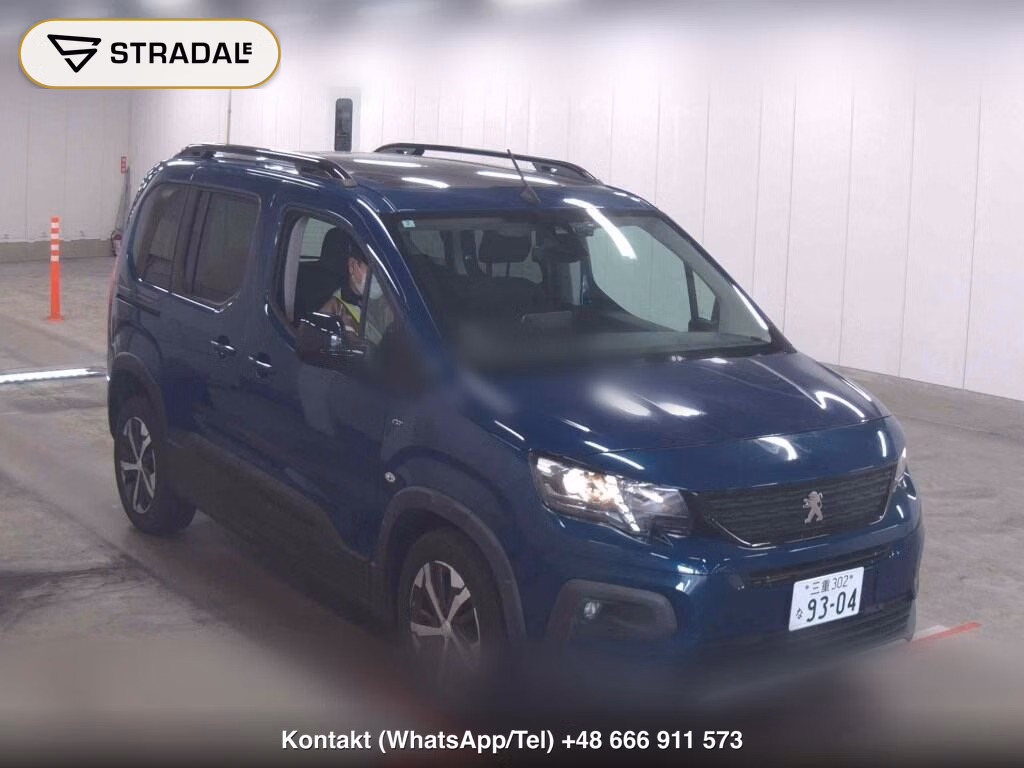 PEUGEOT RIFTER GT 2022, aukcja z Japonii, zdjęcie 1