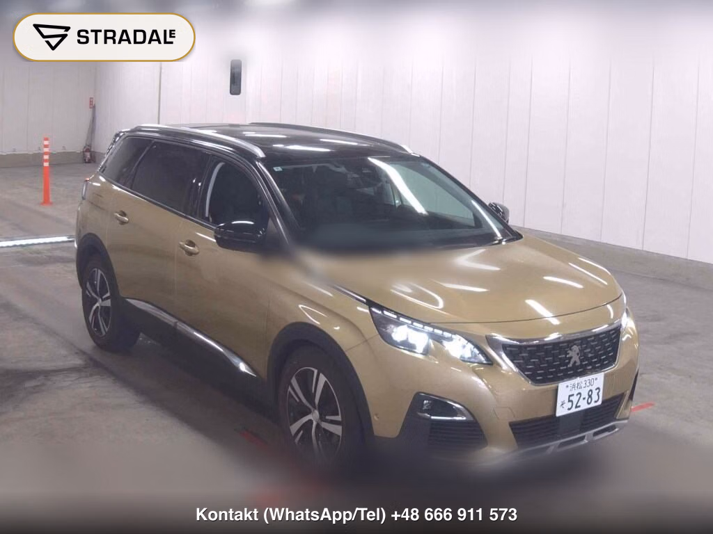 PEUGEOT 5008 ALLURE 2018, aukcja z Japonii, zdjęcie 1