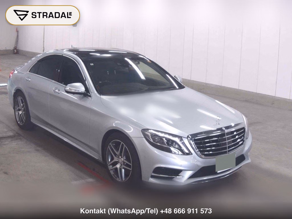 MERCEDES BENZ S-CLASS 4D S400 HYBRID EXCLUSIVE AMG SPORTS PACKAGE 2014, aukcja z Japonii, zdjęcie 1