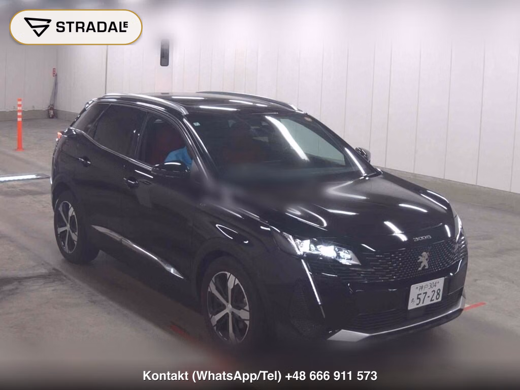 PEUGEOT 3008 GT BLUE HDI RED NAPPA 2022, aukcja z Japonii, zdjęcie 1