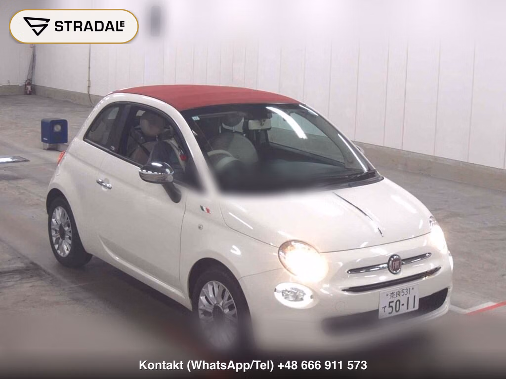 FIAT 500C 2019, aukcja z Japonii, zdjęcie 1