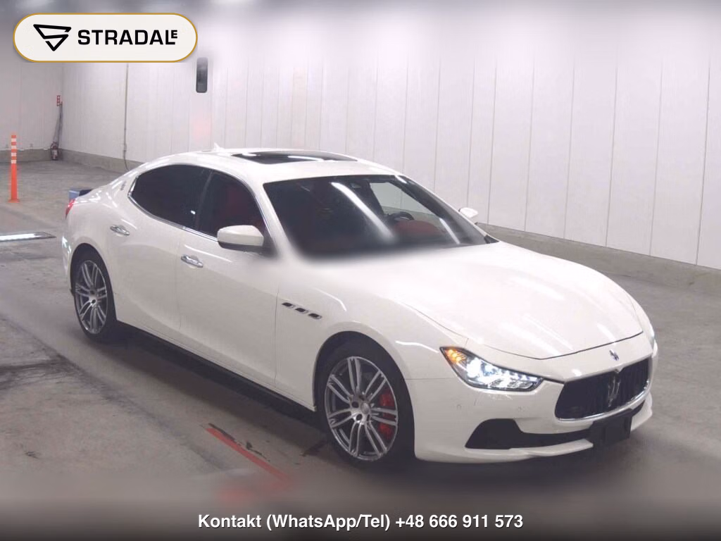 MASERATI GHIBLI 4D S 2017, aukcja z Japonii, zdjęcie 1