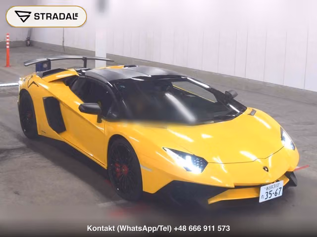 LAMBORGHINI AVENTADOR OP 4WD LP750-4 SV ROADSTER 2017, samochód z aukcji Japonii