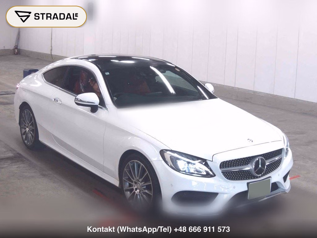 MERCEDES BENZ C-CLASS CP C180 COUPE SPORTS+ 2016, aukcja z Japonii, zdjęcie 1
