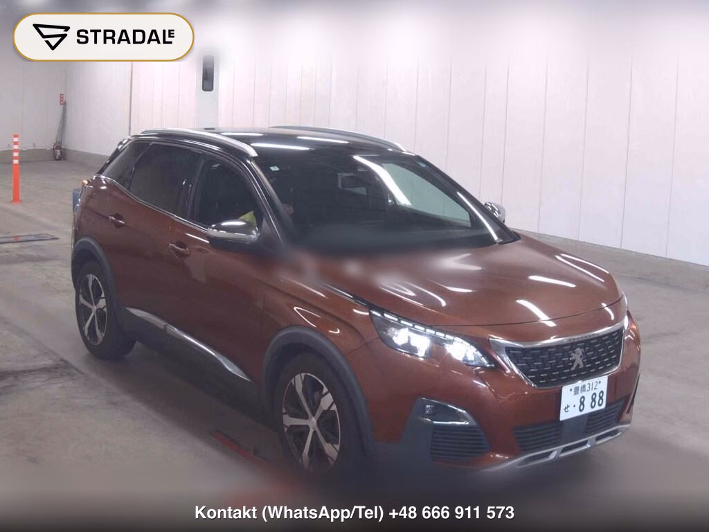 PEUGEOT 3008 GT BLUE HDI 2019, aukcja z Japonii, zdjęcie 1