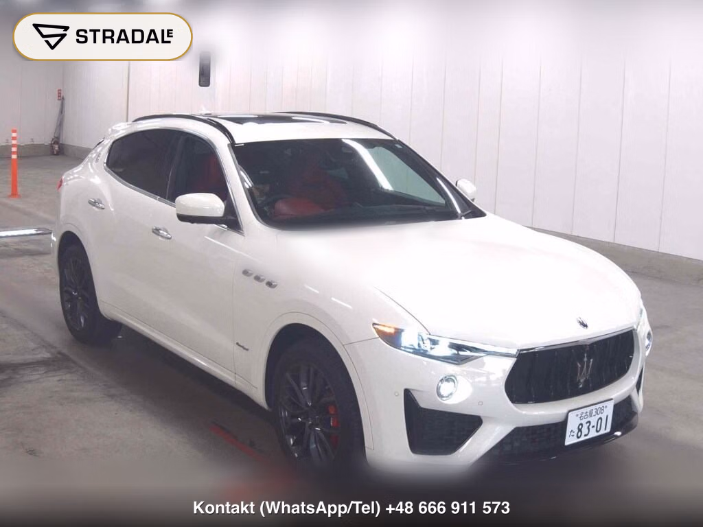 MASERATI LEVANTE 4WD GRANSPORT 2019, aukcja z Japonii, zdjęcie 1