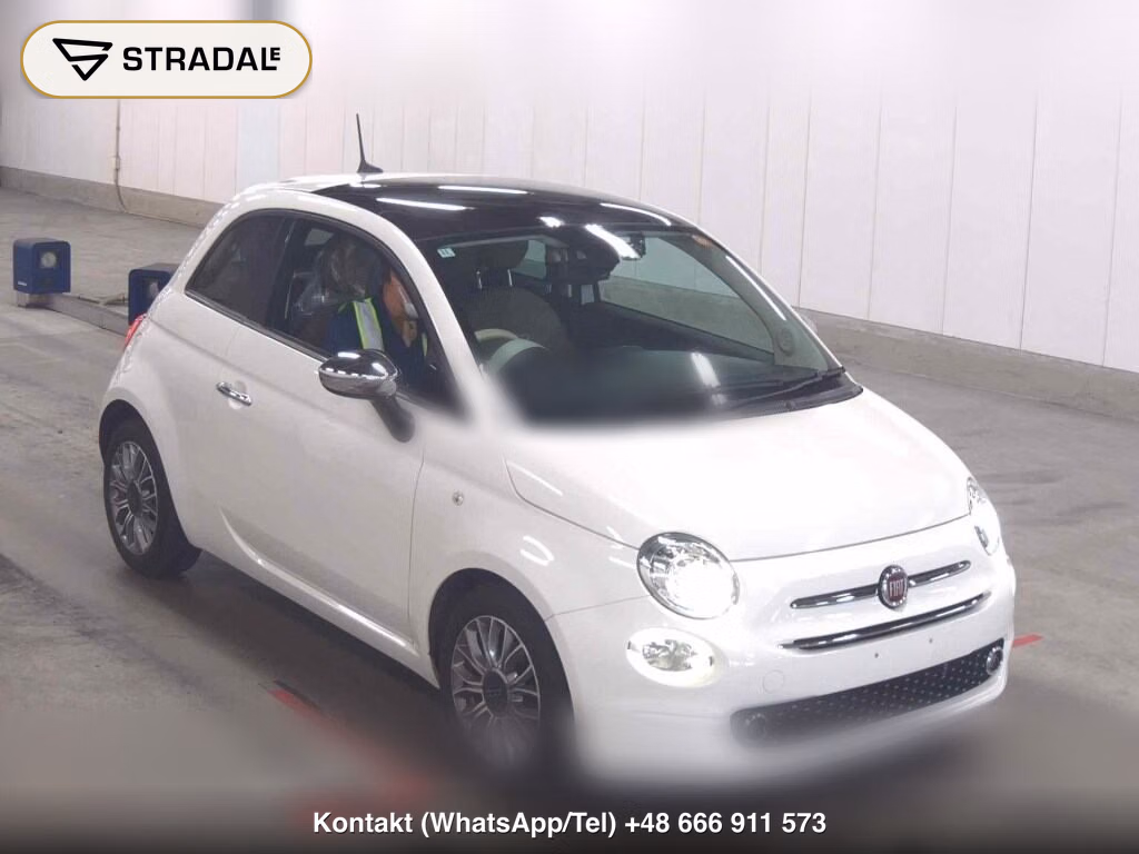 FIAT 500 LUSSO 2018, aukcja z Japonii, zdjęcie 1