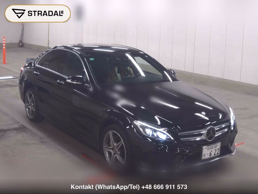 MERCEDES BENZ C-CLASS 4D C200 SPORTS EDITION 2015, aukcja z Japonii, zdjęcie 1