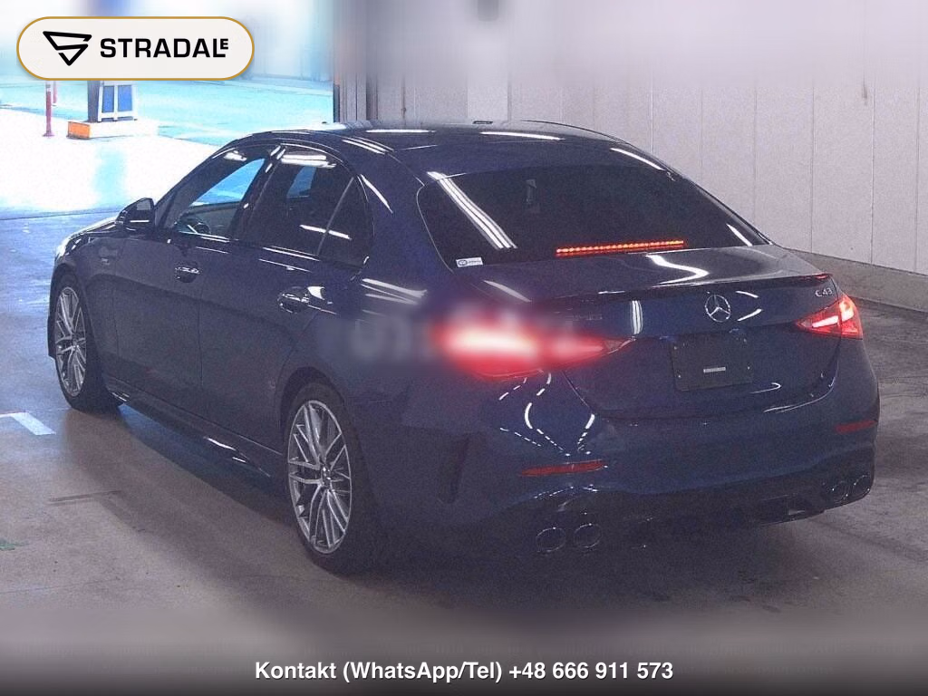 MERCEDES AMG C-CLASS 4D 4WD C43 4MATIC BSG MODEL, miniaturka 3