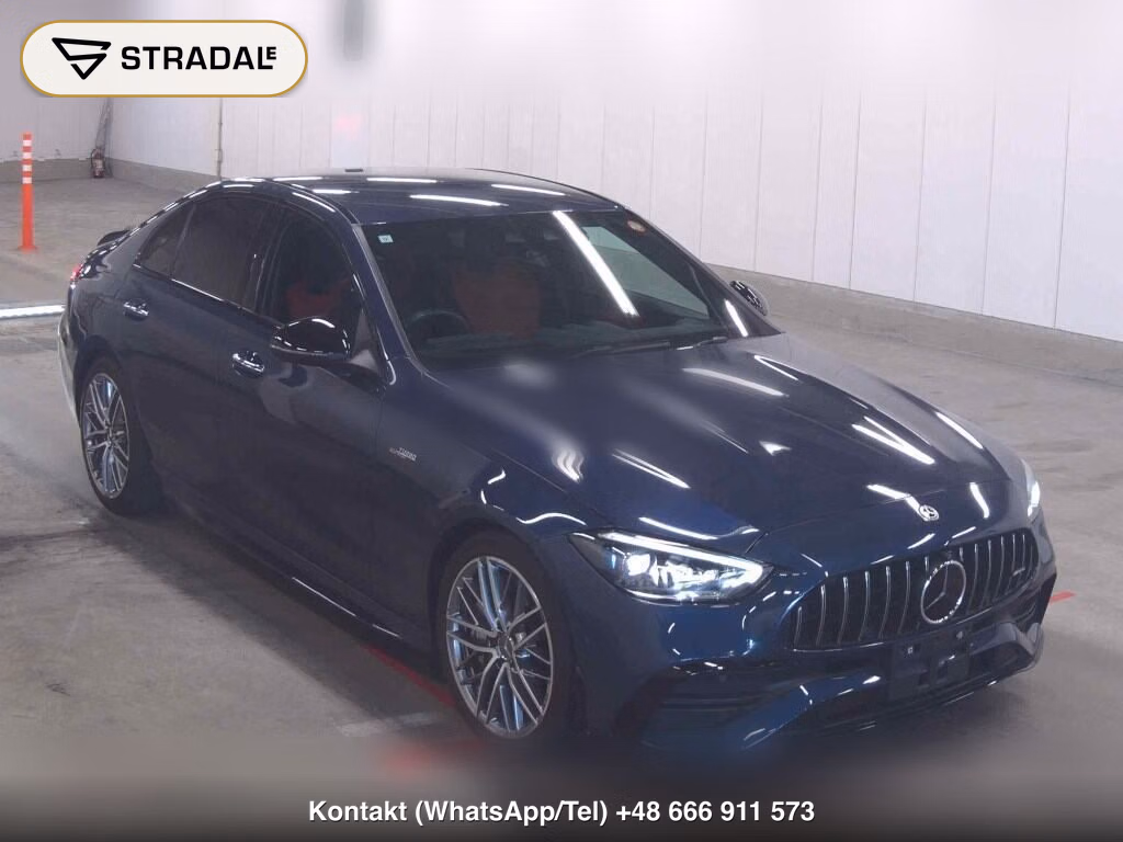 MERCEDES AMG C-CLASS 4D 4WD C43 4MATIC BSG MODEL 2023, aukcja z Japonii, zdjęcie 1