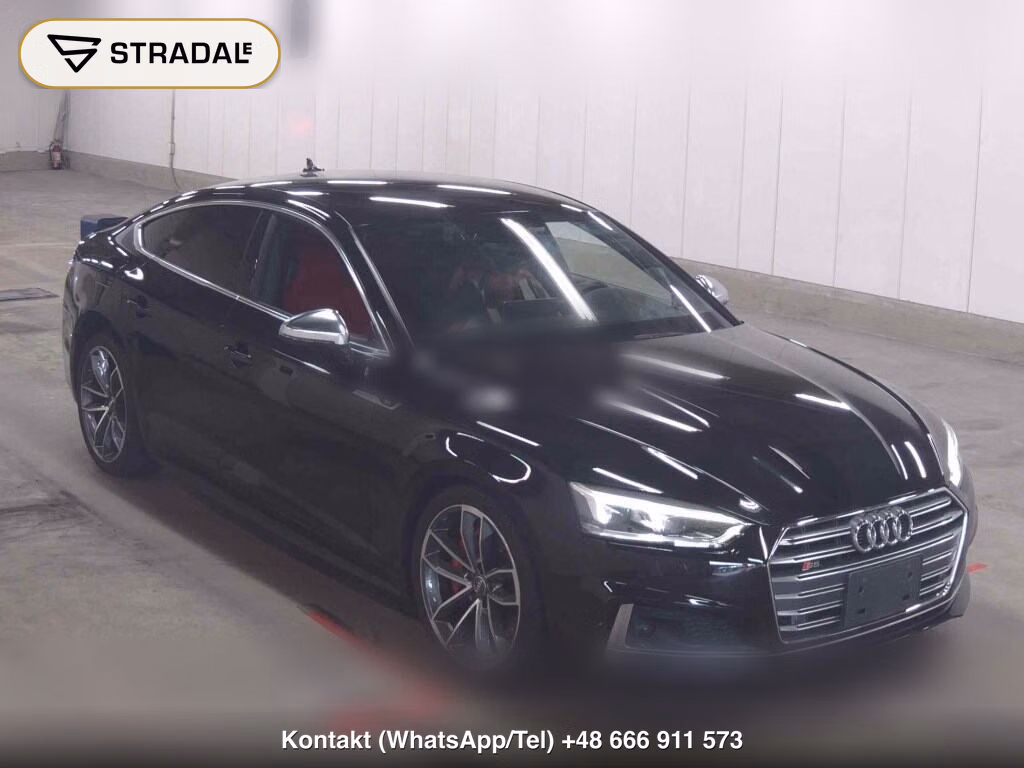 AUDI S5 SPORTBACK 4WD BASE GRADE 2017, aukcja z Japonii, zdjęcie 1