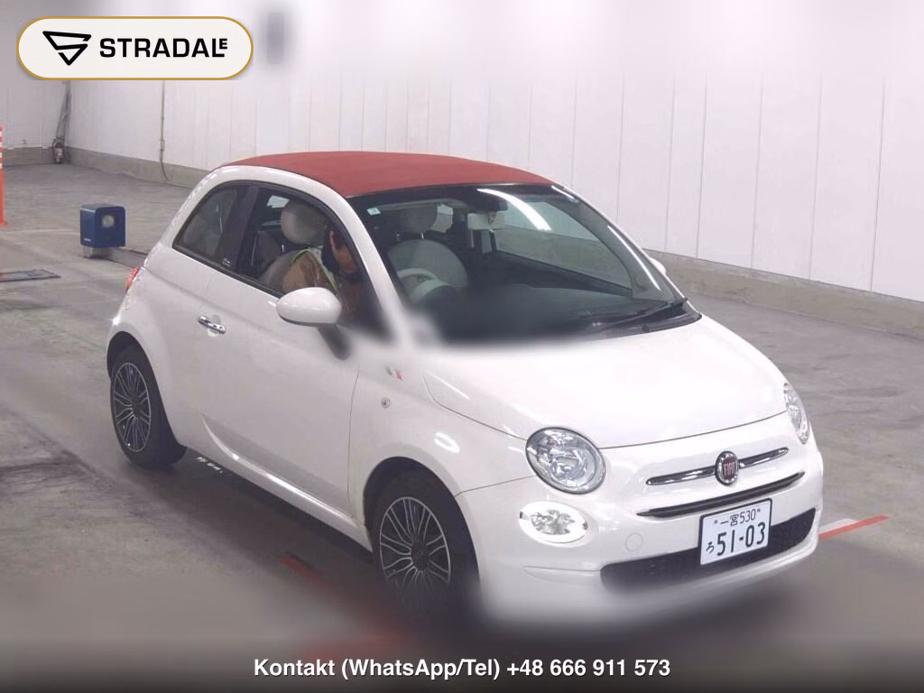 FIAT 500C 2020, aukcja z Japonii, zdjęcie 1