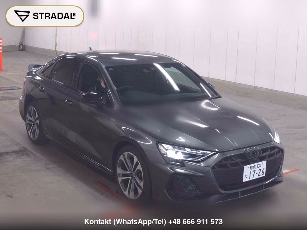 AUDI A3 SEDAN 30TFSI S LINE 2025, aukcja z Japonii, zdjęcie 1