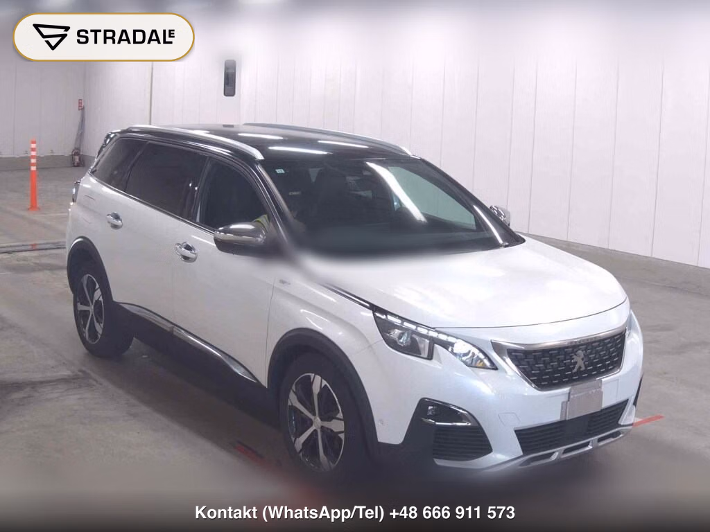 PEUGEOT 5008 GT BLUE HDI 2017, aukcja z Japonii, zdjęcie 1