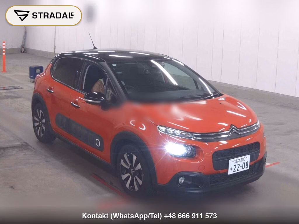 CITROEN C3 SHINE 2019, aukcja z Japonii, zdjęcie 1