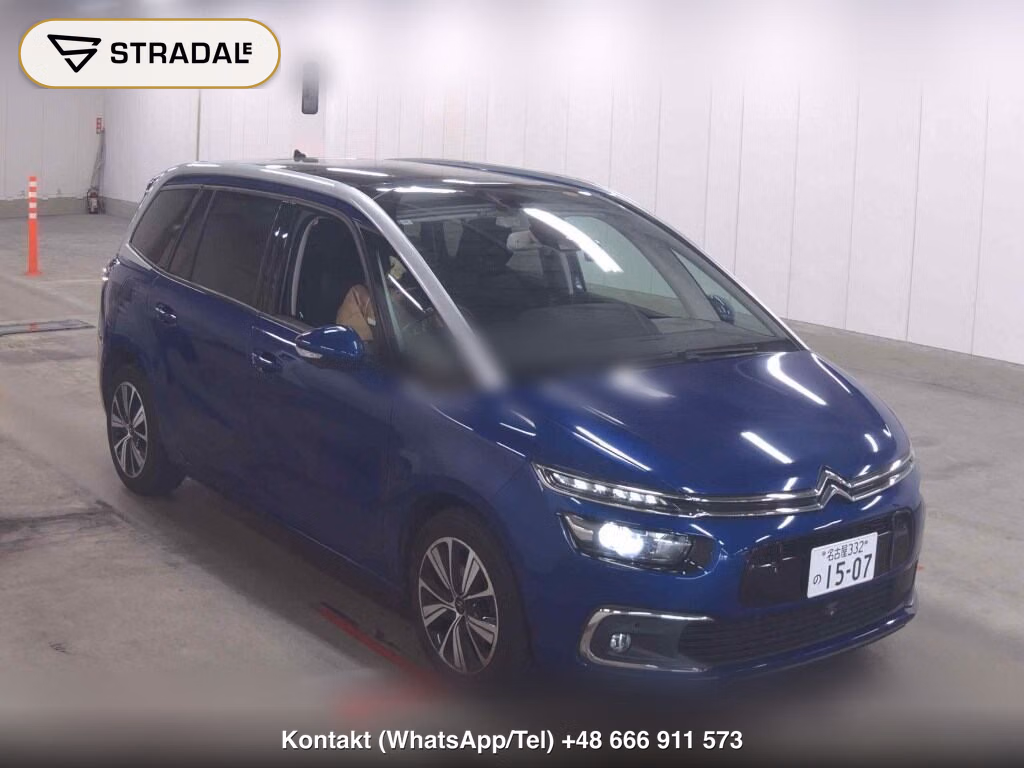 CITROEN GRAND C4 PICASSO SHINE BLUE HDI 2018, aukcja z Japonii, zdjęcie 1