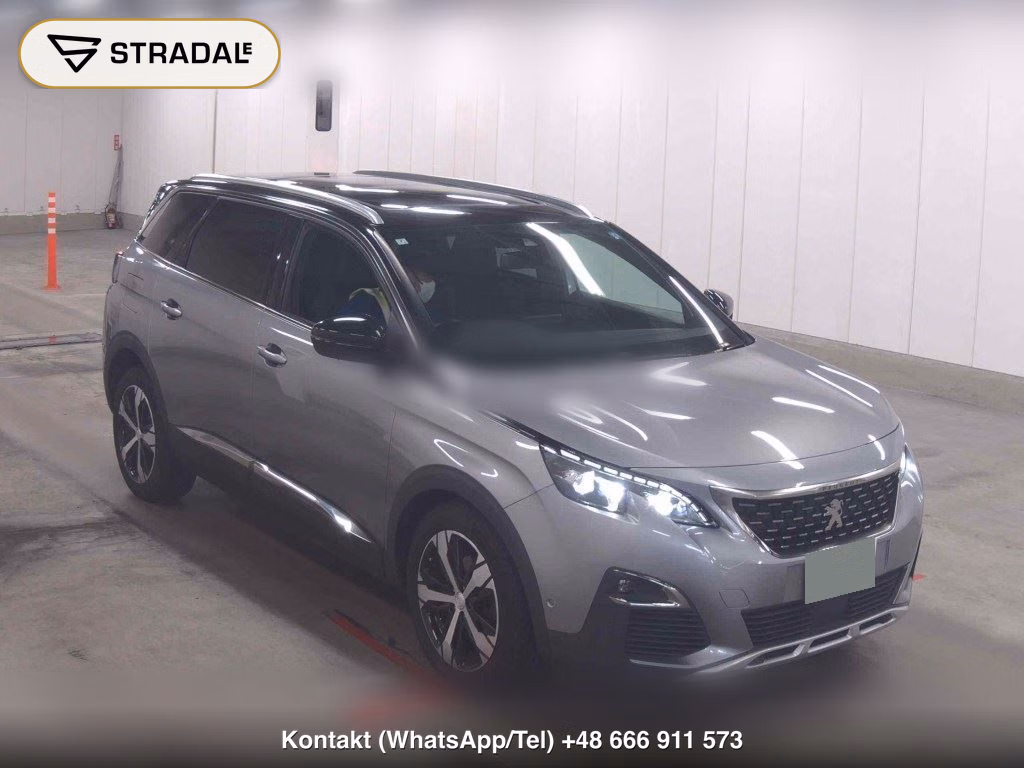 PEUGEOT SUV 5008 GT LINE BLUE HDI 2020, aukcja z Japonii, zdjęcie 1