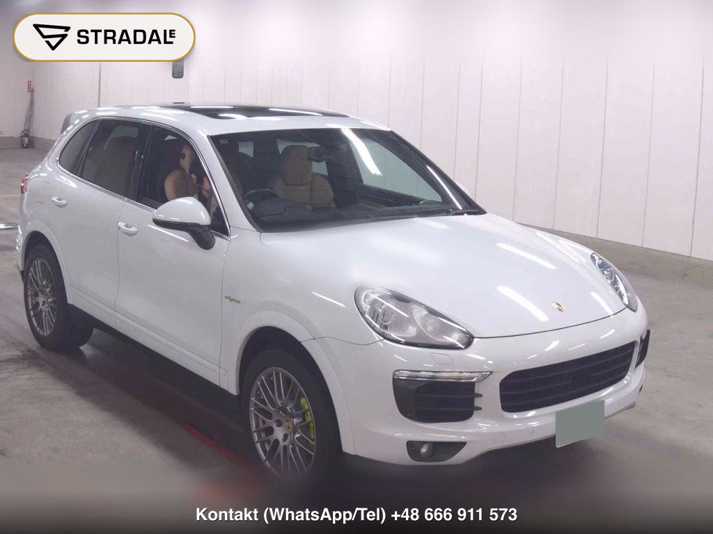 PORSCHE CAYENNE 4WD S E-HYBRID 2015, aukcja z Japonii, zdjęcie 1