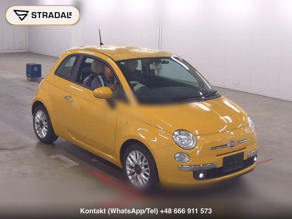 FIAT 500 GIALLA 2015, aukcja z Japonii, zdjęcie 1