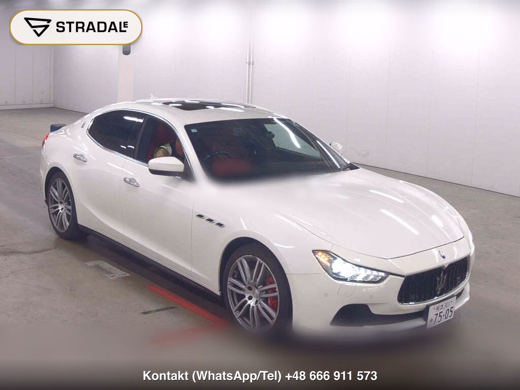 MASERATI GHIBLI 4D BASE GRADE 2016, aukcja z Japonii, zdjęcie 1