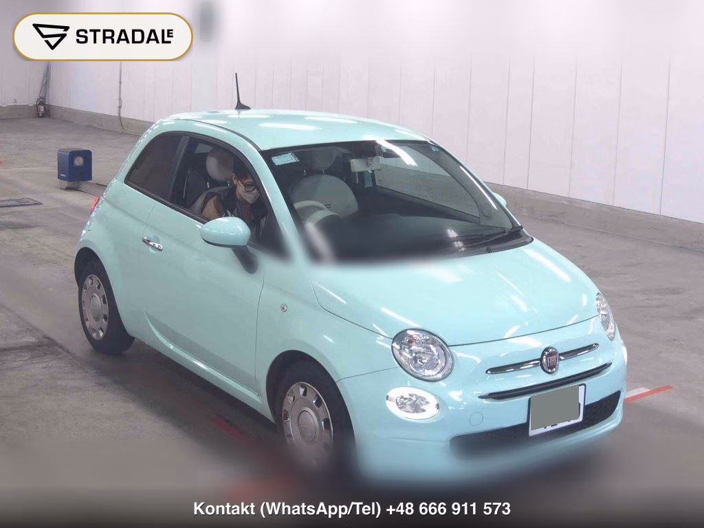 FIAT 500 1.2 POP 2021, aukcja z Japonii, zdjęcie 1