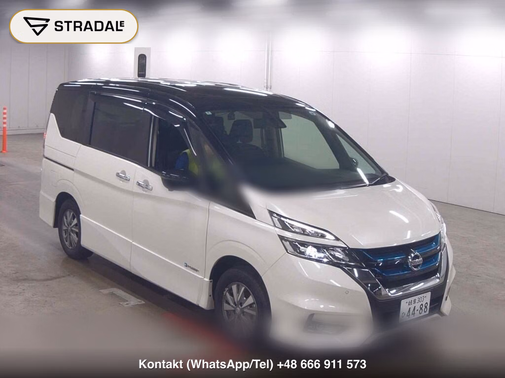 NISSAN SERENA 5D E-POWER HIGHWAY STAR 2018, aukcja z Japonii, zdjęcie 1