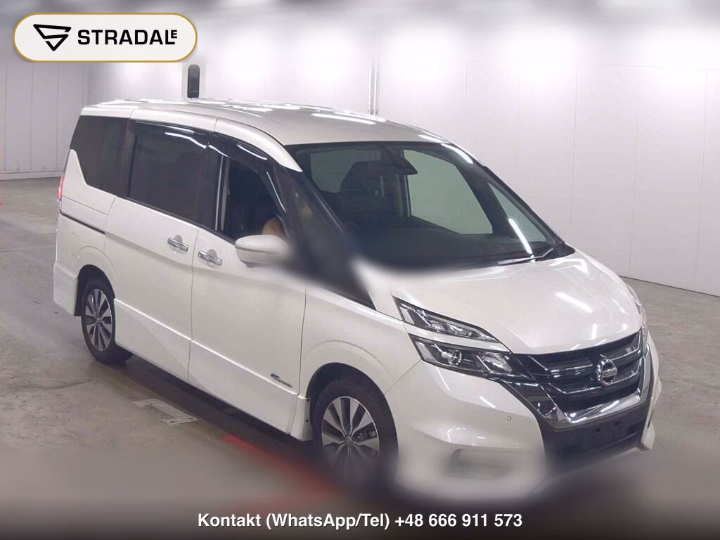 NISSAN SERENA 5D HIGHWAY STAR G 2017, aukcja z Japonii, zdjęcie 1
