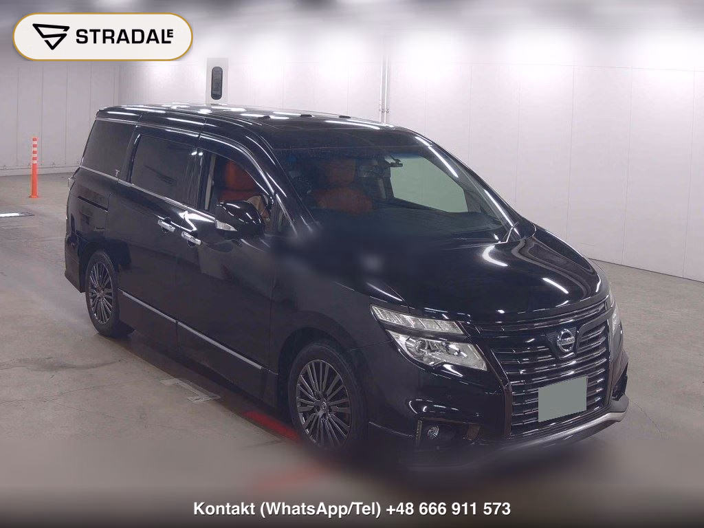 NISSAN ELGRAND 5D 250 HIGHWAY STAR S JET BLACK URBAN CHROM 2018, aukcja z Japonii, zdjęcie 1